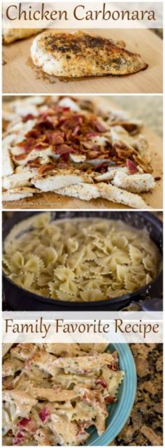 
                    
                        Mouthwatering Chicken Carbonara Recipe, a quick and easy family dinner, Plus great ways to save on buying Chicken.
                    
                