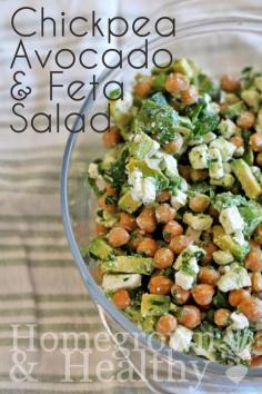 
                    
                        Chickpea, Avocado and Feta Salad
                    
                