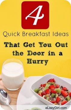 
                    
                        Need #Breakfast fast? Check out this ideas that will get you out the door in a hurry
                    
                