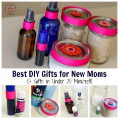 
                    
                        Create all 5 DIY gifts for new moms in less than 20 minutes! Super easy, yet beautifully styled gifts every new mom will love.
                    
                