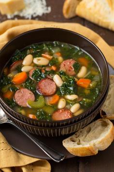 
                    
                        Kale, White Bean and Sausage Soup | Cooking Classy
                    
                