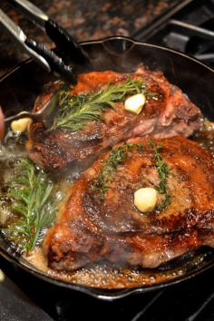 Butter basted rib eye