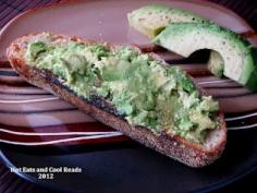 Buttered Avocado Toast Recipe- Toasted sourdough bread smeared with butter and then topped with mashed avocado. It is yummy.