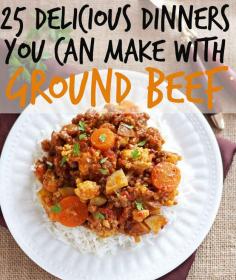 
                    
                        25 Delicious Dinners You Can Make With Ground Beef Or Turkey
                    
                