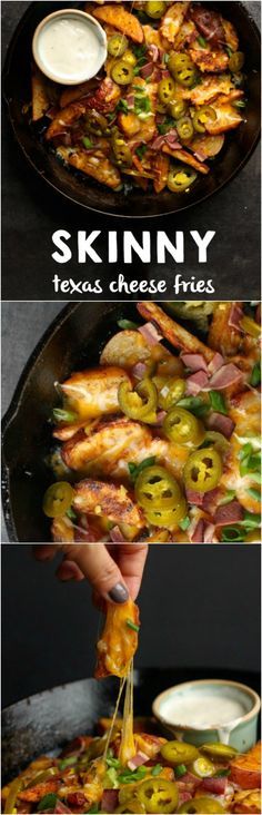 
                    
                        Skinny Texas Cheese Fries are the ultimate snack food that you don't have to feel guilty about.
                    
                