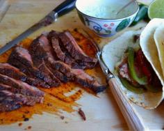 
                    
                        Steak Fajitas with Avocado Lime Crema | @Taste Love & Nourish
                    
                