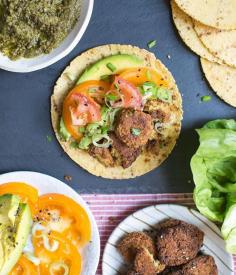
                    
                        Falafel Tacos with Avocado & Green Harissa | What's Cooking Good Looking
                    
                