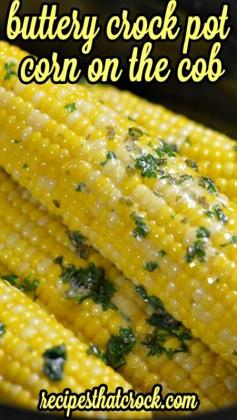 
                    
                        Crock Pot Corn on the Cob ~ Buttery and so easy... Throw in your slow cooker no-foil method!
                    
                