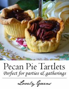 
                    
                        Pecan Pie Tartlets Recipe - Perfect for easy serving at parties and gatherings! #partyfood
                    
                