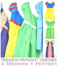 
                    
                        DIY Princess Peasant Dresses at U Create - comfortable! Find a funny Disney video, too!
                    
                
