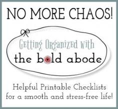 
                    
                        House a Mess?  Feeling Stressed?  Get yourself organized and create simple routines today!
                    
                