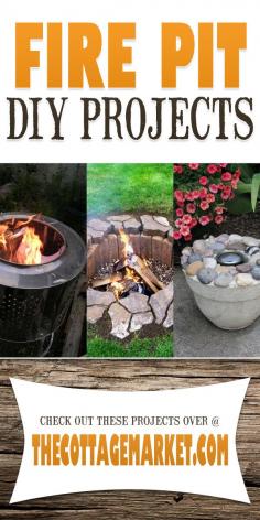 
                    
                        Fire Pit DIY Projects - The Cottage Market
                    
                