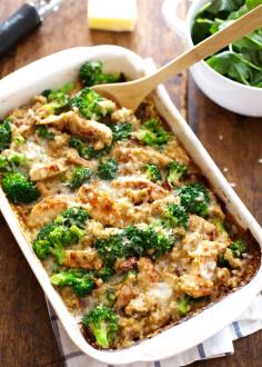 
                    
                        Creamy Chicken Quinoa and Broccoli Casserole | 23 Boneless Chicken Breast Recipes That Are Actually Delicious
                    
                