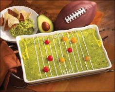 
                    
                        Field of Guacamole -- A fun way to serve guacamole for the Big Game this weekend!
                    
                