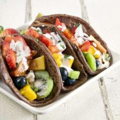 
                    
                        These Fruit Tacos Offer a Unique Take on the Classic Savory Dish #food trendhunter.com
                    
                
