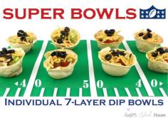 
                    
                        Super Bowl football party food dip idea
                    
                