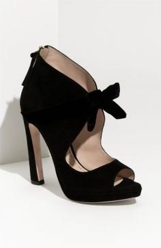 
                    
                        Free shipping and returns on Miu Miu Knot Front Suede Pump at Nordstrom.com.
                    
                