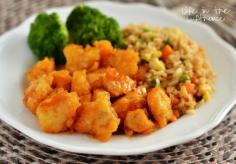 
                    
                        Baked Sweet and Sour Chicken with Fried Rice
                    
                