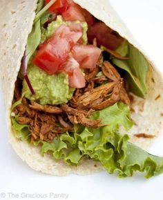 
                    
                        Clean Eating Recipes | Clean Eating Slow Cooker BBQ Chicken Soft Tacos
                    
                