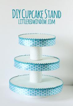 
                    
                        DIY Cupcake Stand  |  littleredwindow.com
                    
                