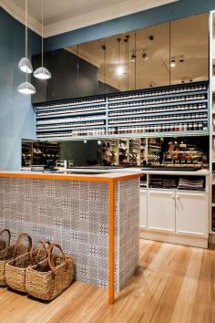 
                    
                        Gewurzhaus Merchants Stores by Doherty Design Studio. #counter #tiles
                    
                