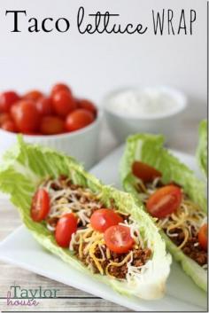 
                    
                        Top 10 Clean Eating Recipes!!! I love taco nights so much, I replaced taco shells with lettuce, so much healthier
                    
                