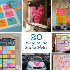 
                    
                        20 Ways to use Sticky Notes howdoesshe.com
                    
                