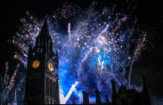 
                    
                        Happy New Year Fireworks in Dublin
                    
                