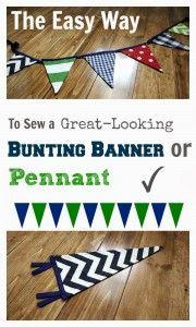 
                    
                        A great tutorial for making one of those cute bunting banners!
                    
                