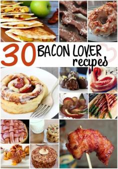 
                    
                        After you check-out these 30 Bacon Lover Recipes, you might wonder what else you can add this magnificent meat to.
                    
                
