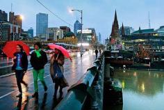 
                    
                        Melbourne on a cold winters night
                    
                