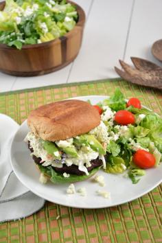 
                    
                        {15 Minute} Spicy Black Bean Burgers with Blue Cheese Coleslaw | This dinner will be ready in no time! #vegetarian #burger #coleslaw #avocado #healthy #MorningStarFarms #CleverGirls
                    
                