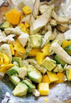 
                    
                        California Grilled Chicken Avocado and Mango Salad | Skinnytaste
                    
                