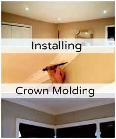 
                    
                        Installing crown molding in the master bedroom. www.chatfieldcour...
                    
                