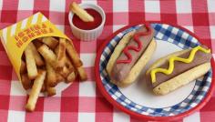 
                    
                        These Cake French Fries and Ice Cream Hot Dogs are Perfect for Summer #fries trendhunter.com
                    
                