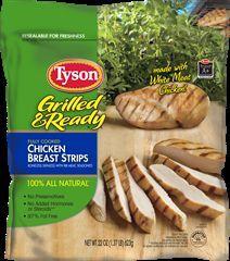 
                    
                        The Tyson Grilled & Ready Chicken Products Have Zero Preservatives #food trendhunter.com
                    
                