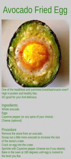 
                    
                        Baked egg/avocado
                    
                