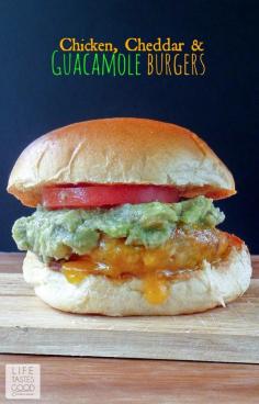 Chicken Cheddar and Guacamole Burgers are da bomb yall! Oh my yumminess these are good! But then...