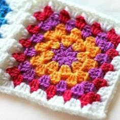 
                    
                        A great tutorial for learning how to make a Granny Square by Crocheting the Day Away. Perfect for beginners or those needing a refresher.
                    
                