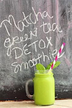 Matcha Green Tea Smoothie (serves 1)      1.5 cups almond milk     2 cups loosely packed spinach     1/2 an avocado     2 tsp matcha green tea powder (found at any health food store)     1 cup ice     raw honey or agave nectar to taste