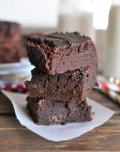 
                    
                        These healthy low calorie Nut Free Brownies are made with a secret ingredient that makes them super moist and delicious.  They are also gluten free, grain free, and paleo friendly.
                    
                