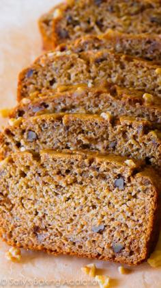 
                    
                        No butter, no oil, 100% whole wheat and actually tasting GOOD Whole Wheat Banana Bread. Seriously, it's wonderful!
                    
                