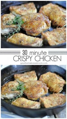 
                    
                        30 minute crispy chicken - easy and delicious!
                    
                