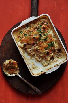 Potato and Caramelized Onion Gratin - The Candid Appetite