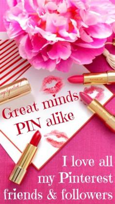 
                    
                        Great minds PIN alike... I love all my Pinterest friends and followers ♥ Tam ♥
                    
                
