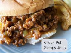 Crock-Pot Sloppy Joes / Crock Pot Ladies