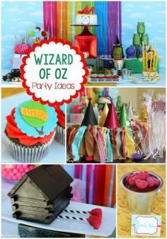 
                    
                        Wizard of Oz Party Ideas from playpartypin.com including some of the most creative ideas like a cornfield made from licorice and ruby red slipper cake pops
                    
                