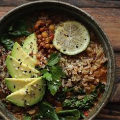 
                    
                        Lentil-Quinoa Soup Bowl
                    
                