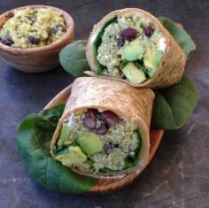 
                    
                        Quinoa Wrap with Black Beans, Feta and Avocado | Skinny Mom | Where Moms Get The Skinny On Healthy Living
                    
                
