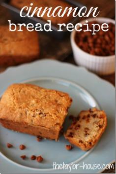 Easy Homemade Cinnamon Bread ✅